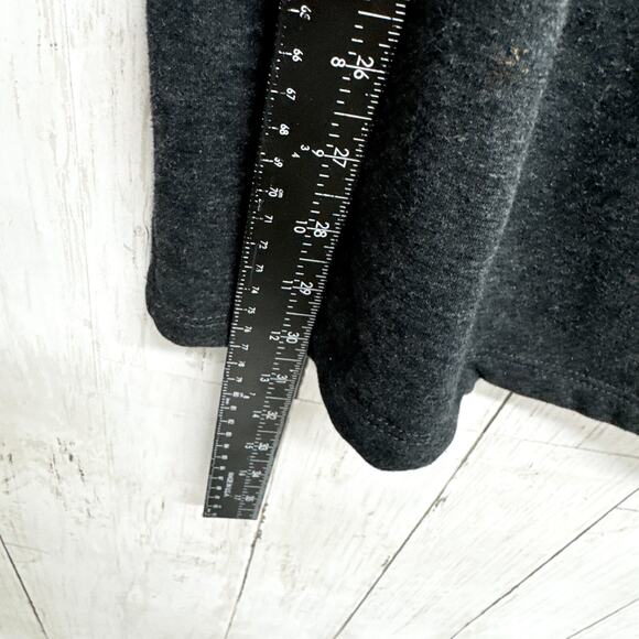 Chocolate Dress Women M Sweatshirt Jersey Heather Gray Crewneck Long Sleeve Midi - Picture 3 of 5